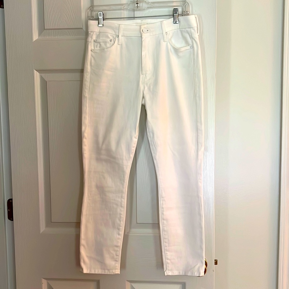 MOTHER jeans, white, size 28